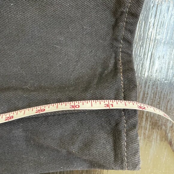 Levis 501 Black Jeans Mens 36 X 32 Regular FIt Casual Dark Wash Travel Vacation - Picture 10 of 13